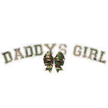 Load image into Gallery viewer, Daddy's Girl BOW Front + CAMO BOW Collage BACK