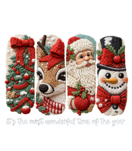 Load image into Gallery viewer, FAUX EMBROIDERY-WHITE FONT