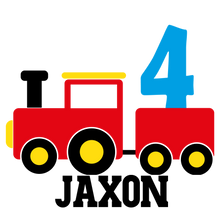 Load image into Gallery viewer, CUSTOM BIRTHDAY TRAIN