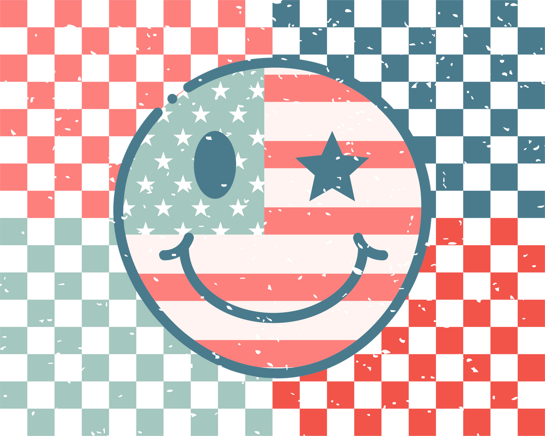 CHECKERED SMILEY