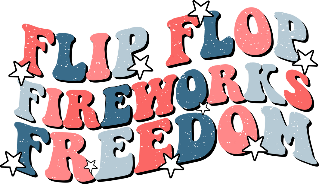 FLIPFLOPS FIREWORKS & FREEDOM