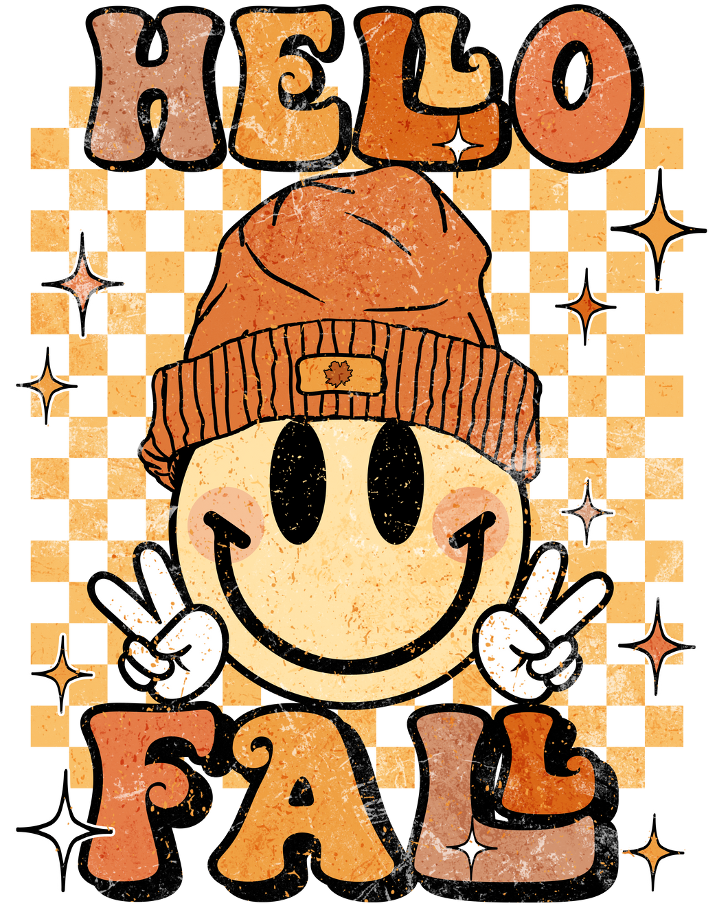 HELLO FALL- ORANGE