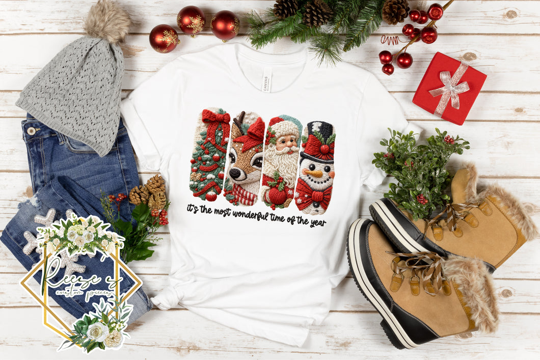 FAUX EMBROIDERY-BLACK FONT