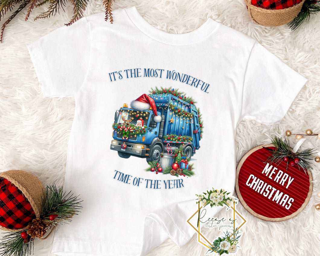 CHRISTMAS GARBAGE TRUCK