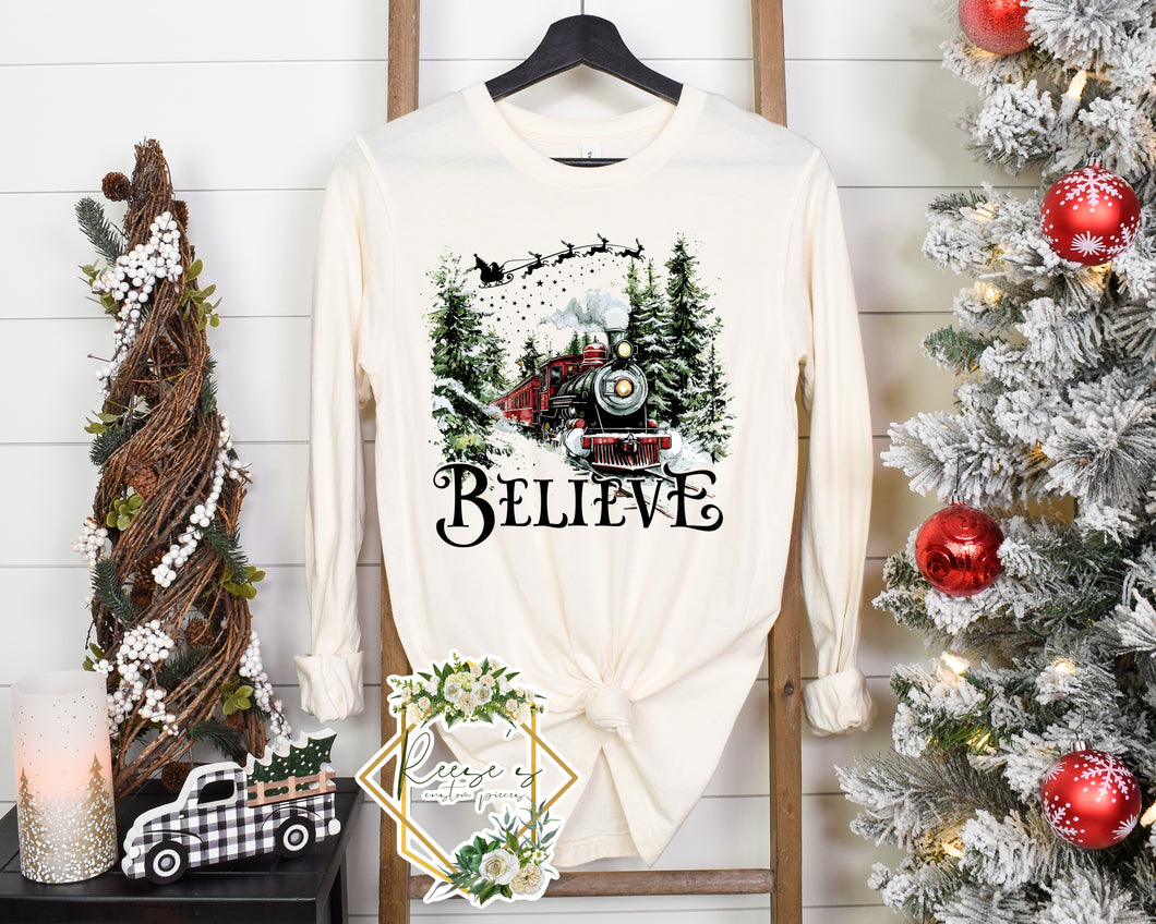BELIEVE VINTAGE TRAIN