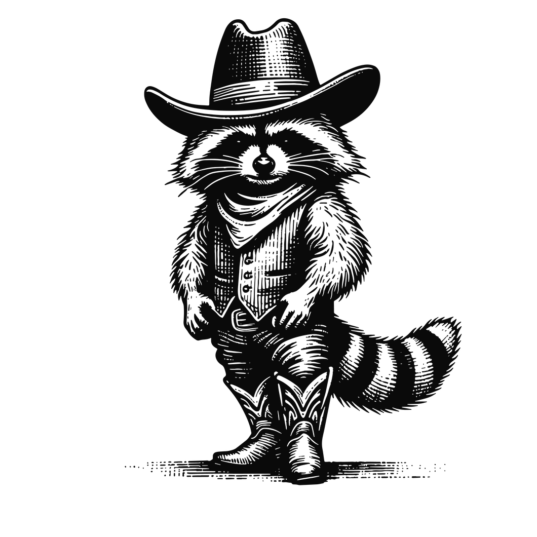 ROOTIN' TOOTIN' RACOON
