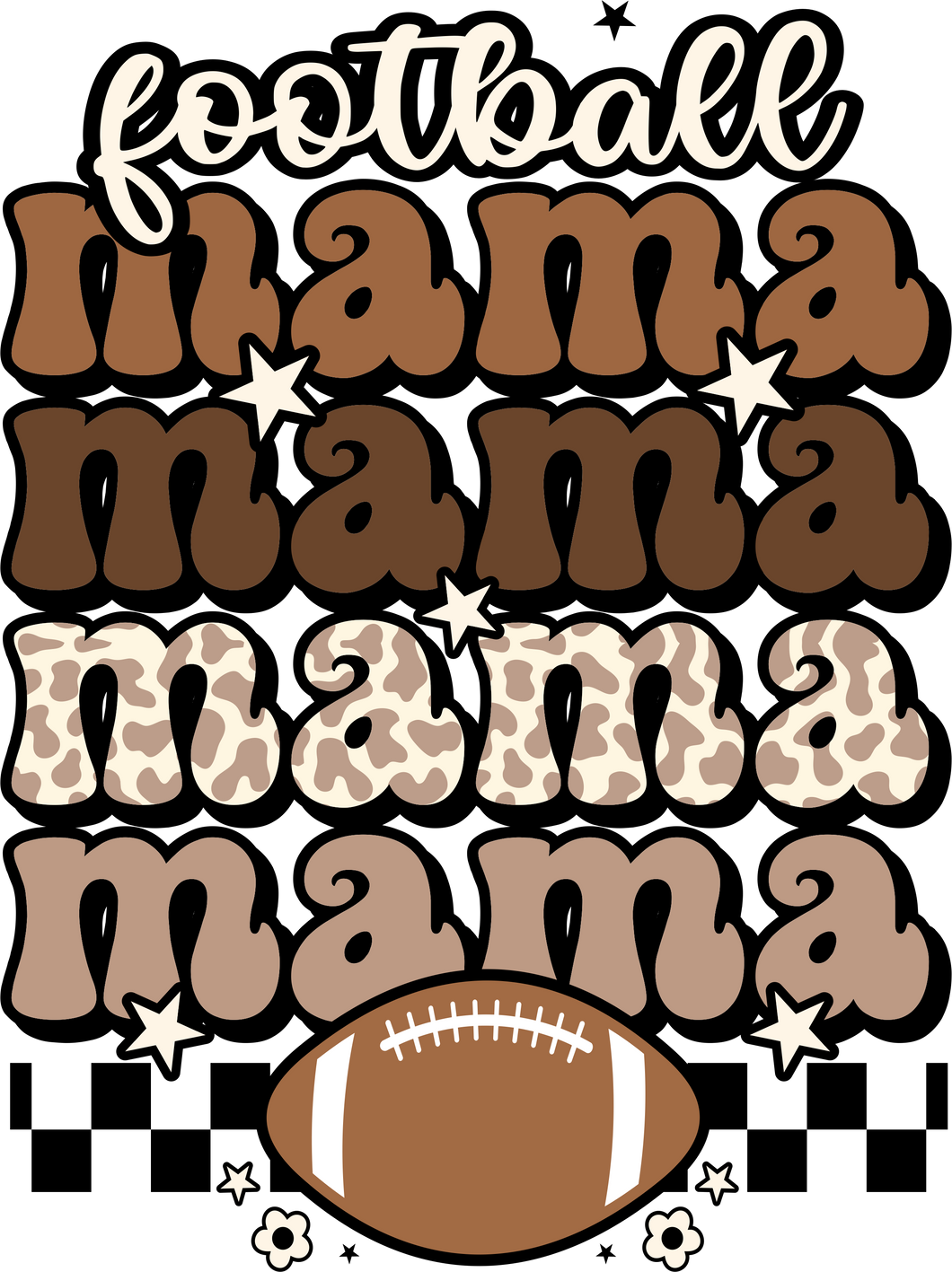FOOTBALL MAMA X4