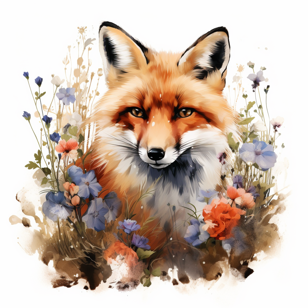 FLORAL FOX 1
