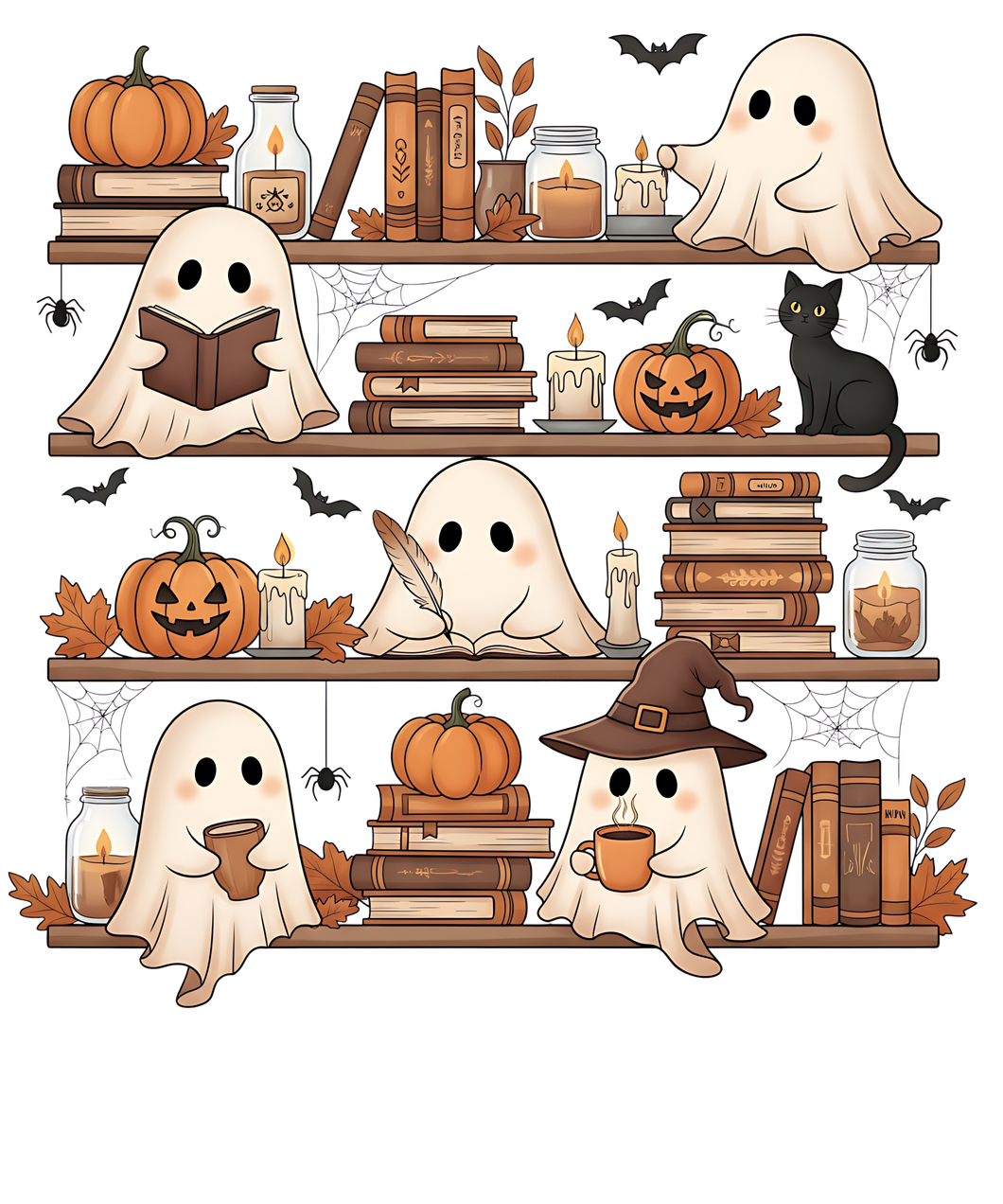 GHOSTLY BOOKSHELF