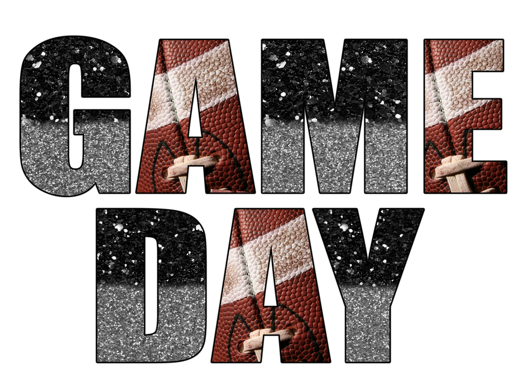 GAME DAY FAUX GLITTER