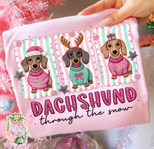 Load image into Gallery viewer, DACHSHUND THROUGH THE SNOW
