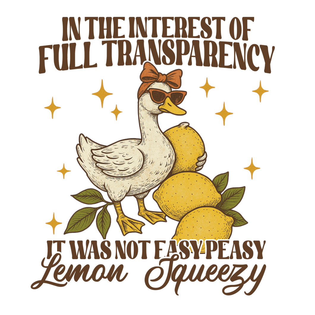 EASY PEASY LEMON SQUEEZY