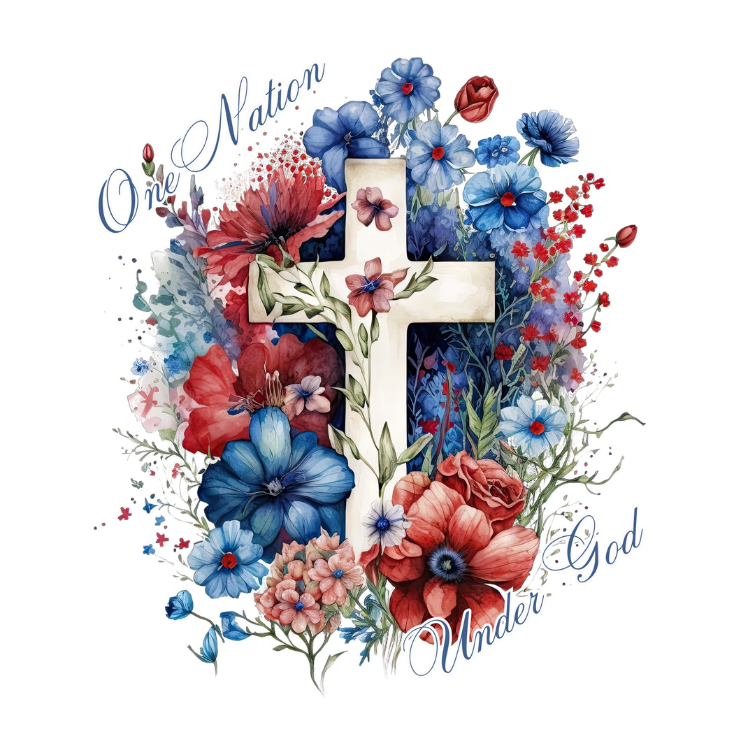 ONE NATION UNDER GOD CROSS