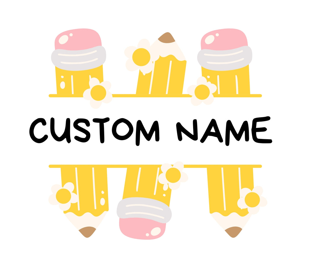 CUSTOM NAME PENCILS