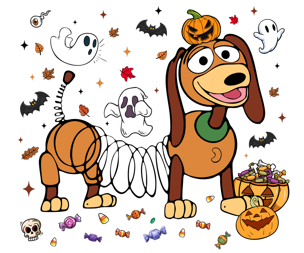 HALLOWEEN SLINKY DOG