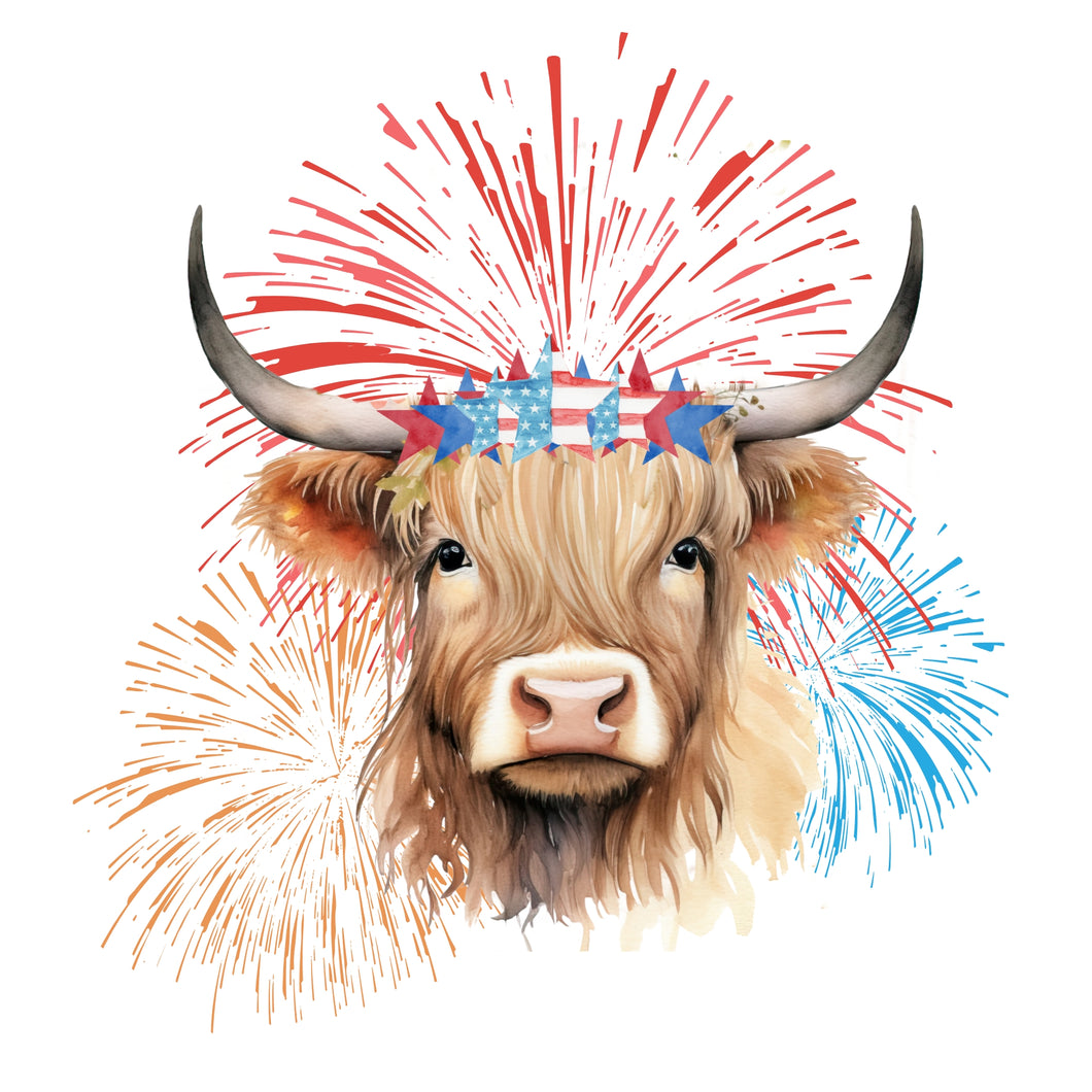 STAR CROWN HIGHLAND COW