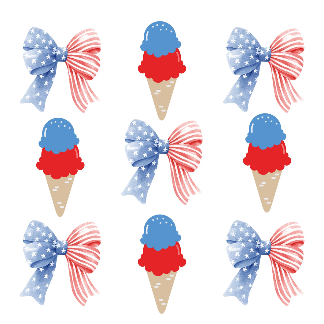 POPSICLES AND BOWS COLLAGE OPTION 4