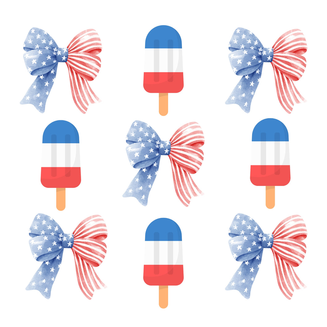 POPSICLES AND BOWS COLLAGE OPTION 3