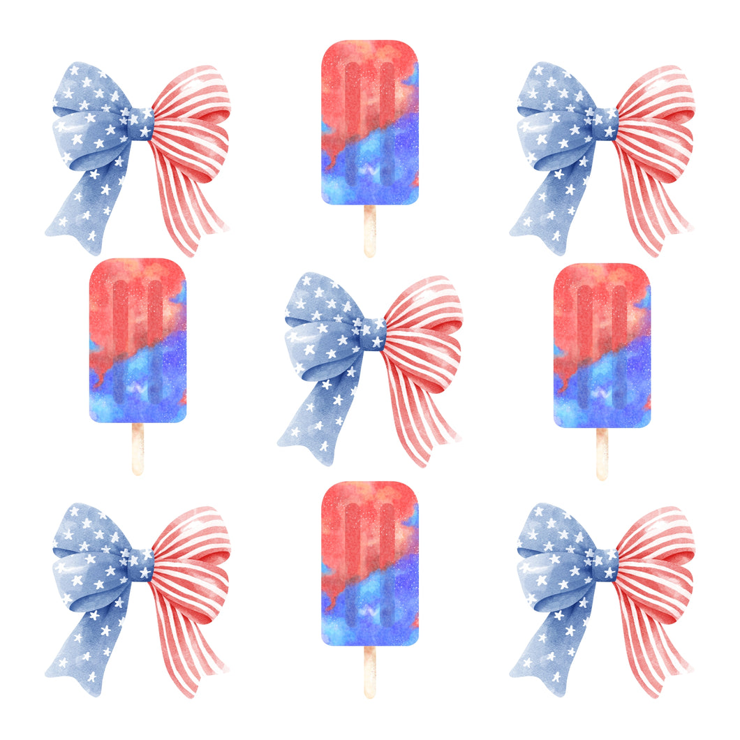 POPSICLES AND BOWS COLLAGE OPTION 1