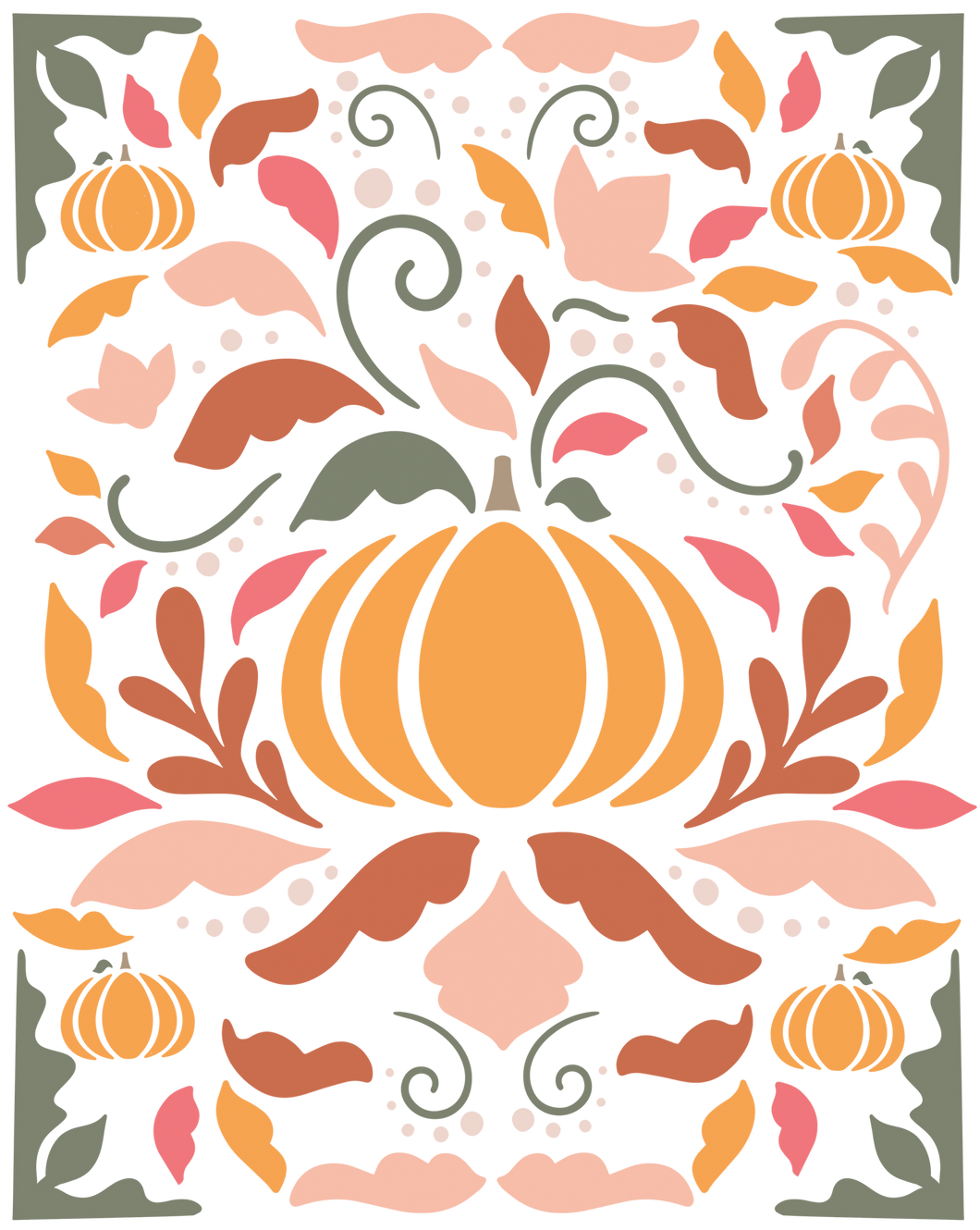 PUMPKIN COLLAGE-SOLID