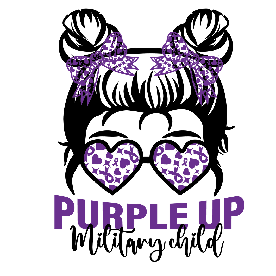 PURPLE UP- MILITARY CHILD