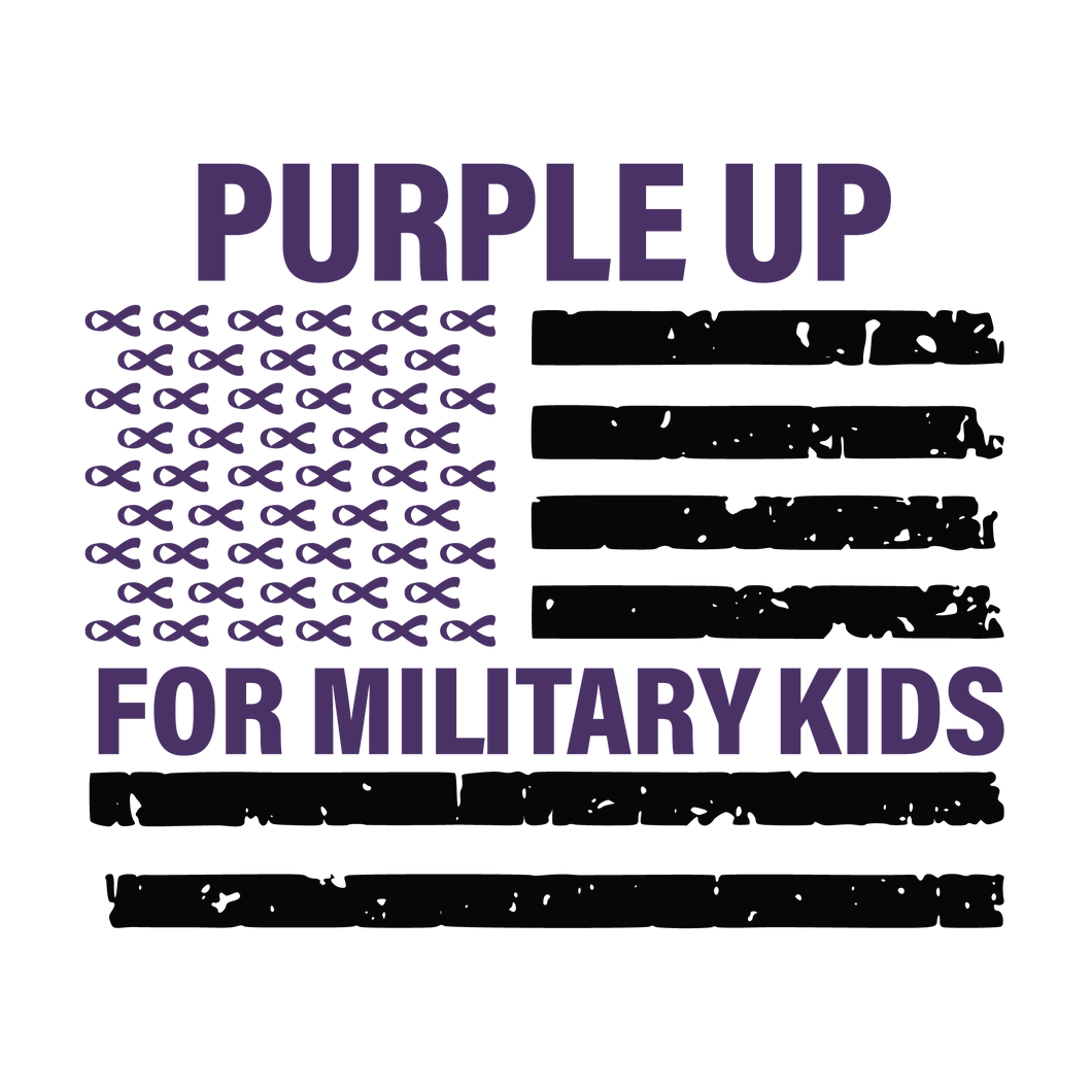 PURPLE UP- MILITARY CHILD