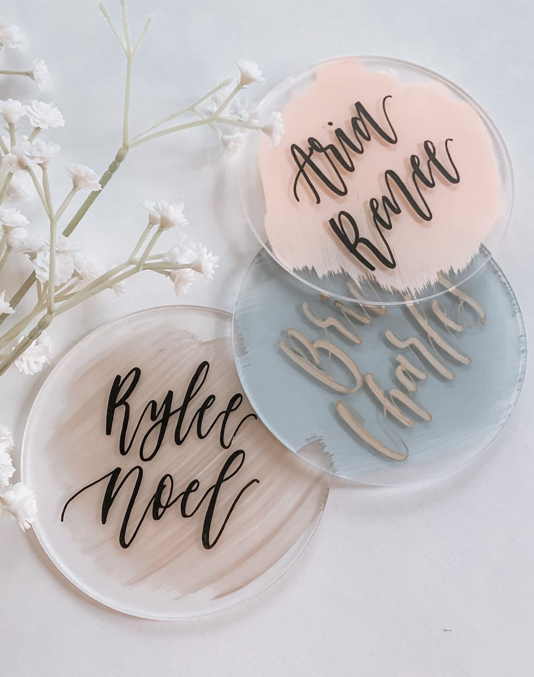 Name on Acrylic Circle